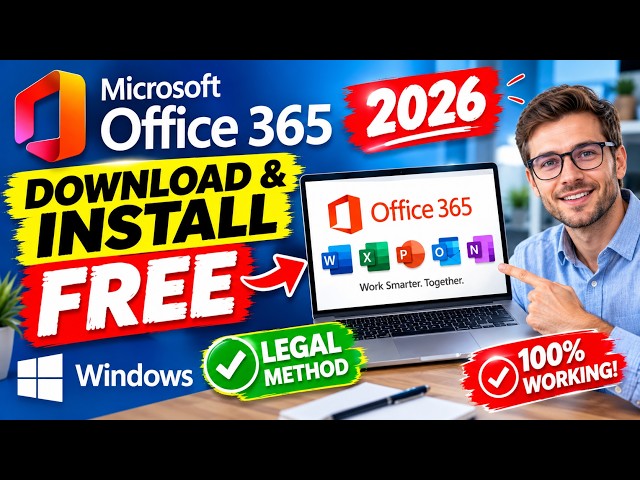 Download and Install Office 365 FREE on Windows | Legal Method 2026