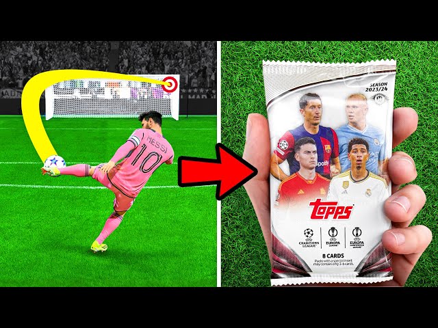 1 Goal = 1 Trading Card Pack