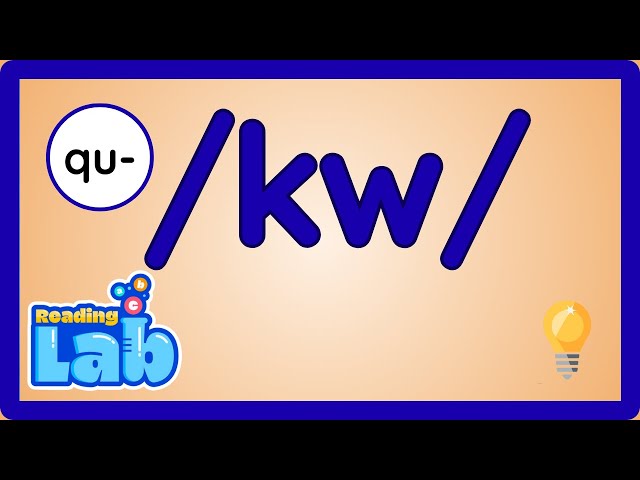 qu- as /kw/ | Grades K-3 | eSpark Instructional Video
