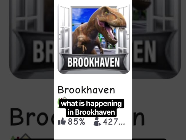 Brookhaven ain’t a real game 😭