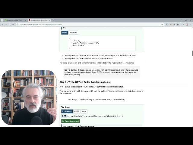 Intro to API Testing Simulator walkthrough
