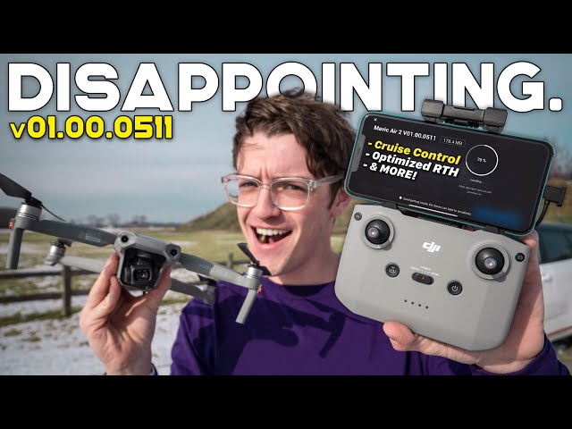 Why The Mavic Air 2 "Cruise Control" Update Isn't as Cool as it Sounds! V1.00.0511 + DJI Fly Updates