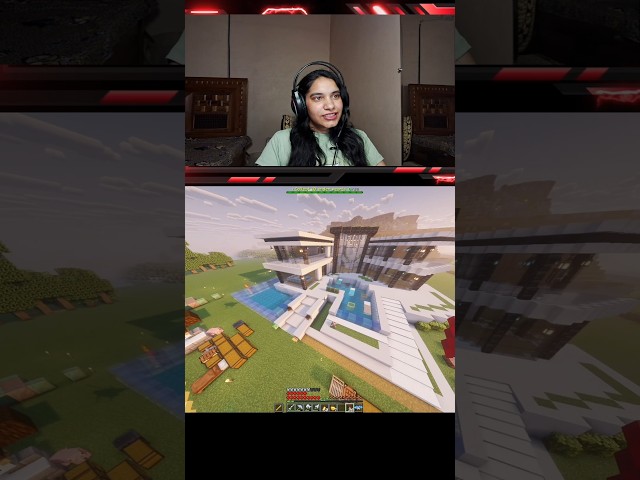 Wanna see Panda' House in Minecraft Game #minecraft #game #gameplay #reaction #commentary