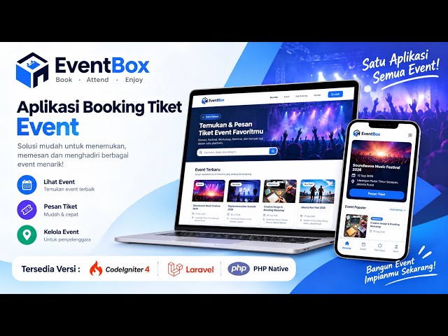 SOURCE CODE WEBSITE BOOKING TIKET EVENT MENGGUNAKAN PAYMENT GATEWAY