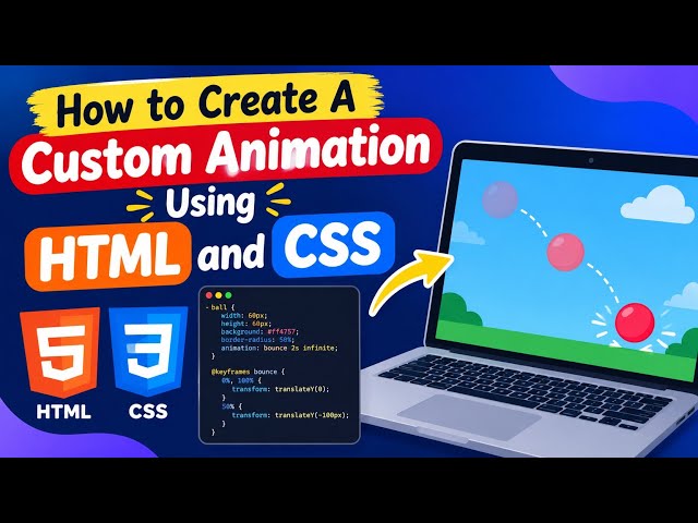 How to Create A Custom Button Animation Using HTML and CSS. Coding Tutorial 