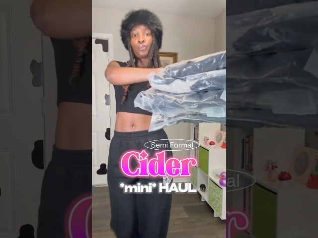 CIDER Haul🛍️ - Semiformal attire #shorts #haul #semiformaldress #ciderhaul @ShopCider