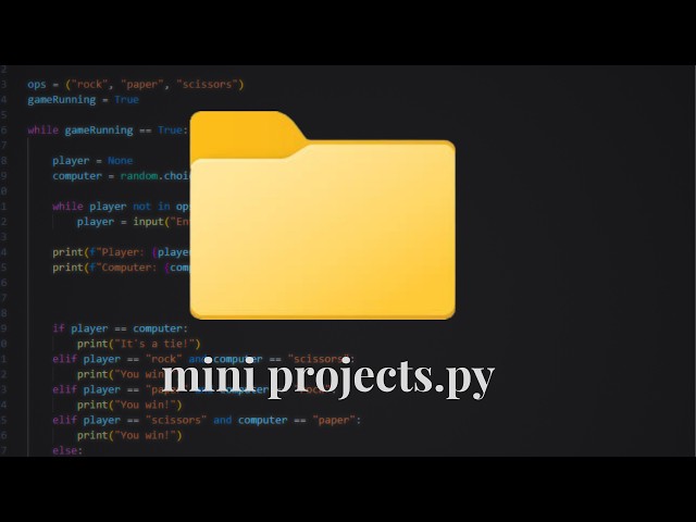 Mini Projects in Python