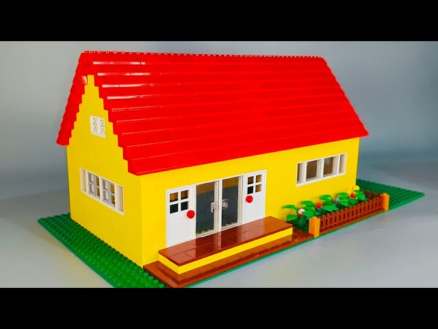 How To Build a LEGO House MOC 🏡| Building Blocks Instructions | Satisfying Diy #lego #diy #house 