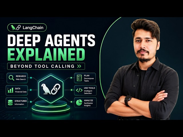 I Built a Deep Agent That Researches Microsoft & Amazon | LangChain + Ollama