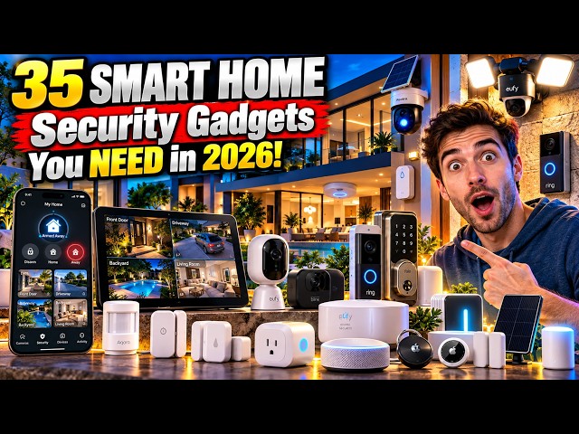 35 SMART HOME Security Gadgets You NEED in 2026!
