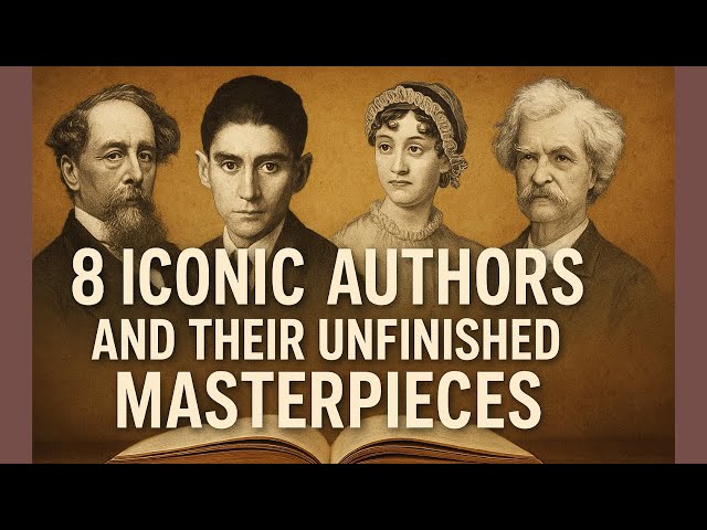 Iconic Authors and Their Unfinished Masterpieces non fiction book recommendations best fiction books
