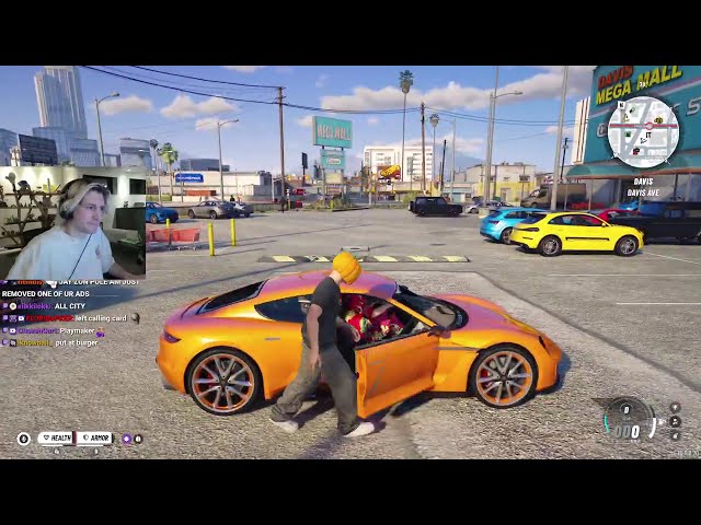 XQC PLAYS GTA RP NOPIXEL V (part 65)