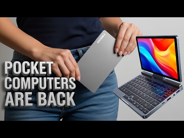FULL PC in Your Pocket?  | Meet the 8-inch Windows 11 2-in-1 Mini Laptop! - Koosmile