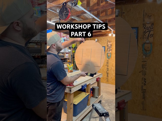 Workshop Tips Part 6 - Save those clip hangers! #diyprojects #maker #woodworking