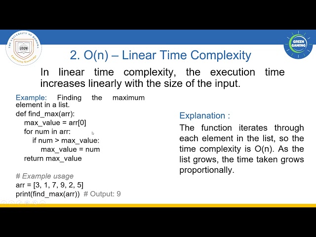 1 1 5 Algorithm Analysis and Complexity