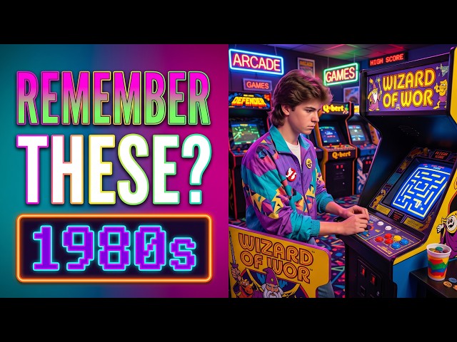 10 FORGOTTEN Arcade Games 80s Kids Remember (And Why They Disappeared)