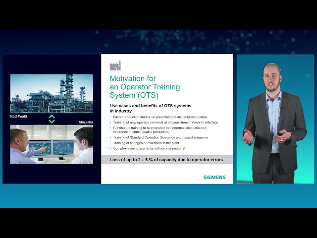 Next level of operator efficiency by virtual training based on SIMIT