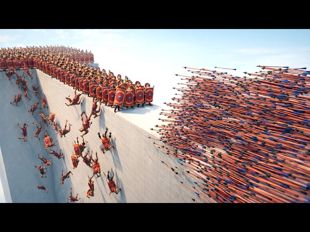 120 Roman Legionaries vs EVERY GOD - Totally Accurate Battle Simulator TABS