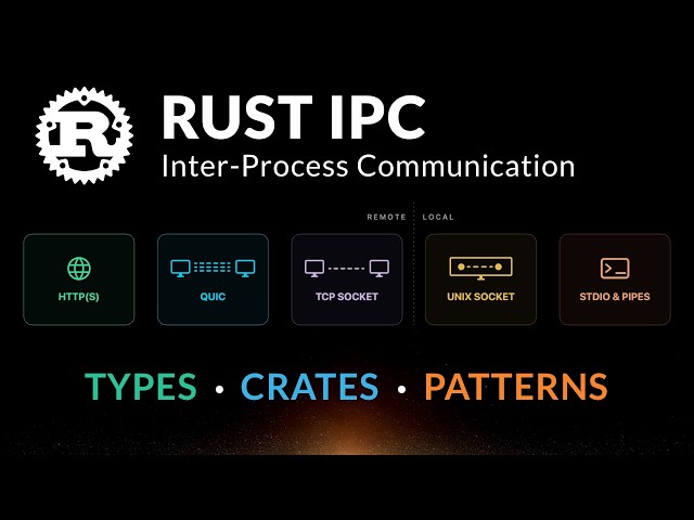Rust IPC - Types, Crates, Patterns