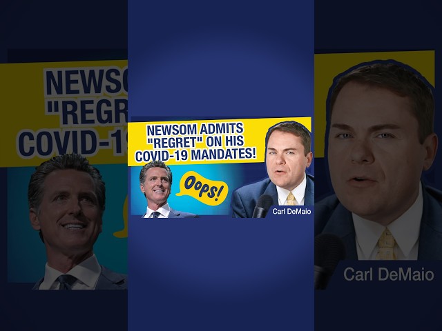 Gavin Newsom Admits "Regret" on His Covid-19 Mandates!