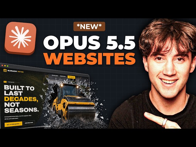 The EASY Way To Build Websites With NEW Opus 5.5