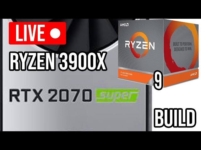$1,500 AMD Ryzen 9 3900x, x570, RTX 2070 Super Streaming RGB Gaming PC Build [Live Archive]