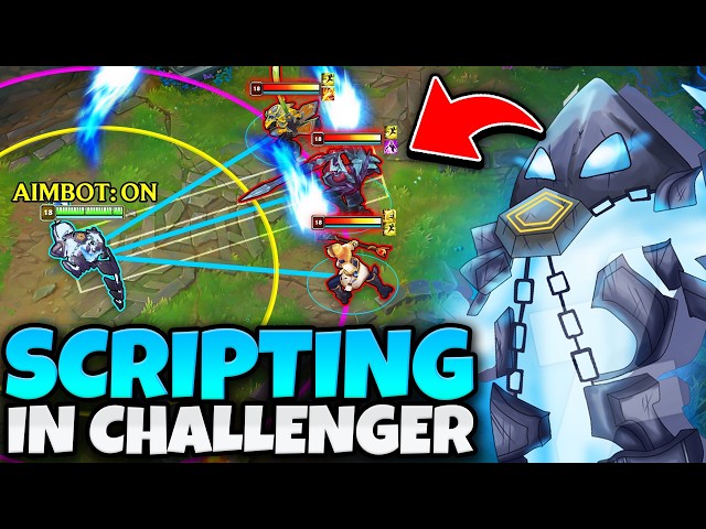 When Zwag turns on his Xerath scripts in Challenger (100% ACCURACY)