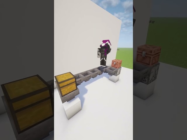 Minecraft Copper Golem Bar Tutorial minecraft minecraftbuilding minecraftideas minecrafttutorial min