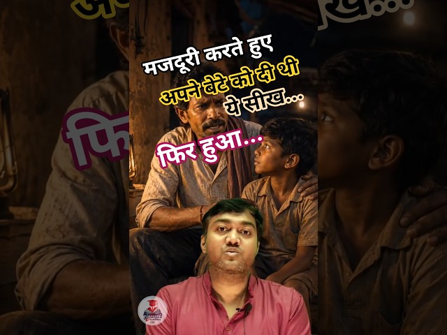 मजदूरी करते हुए अपने बेटे को दी यह एक सीख, और फिर क्या हुआ #motivationstory #emotional #struggle