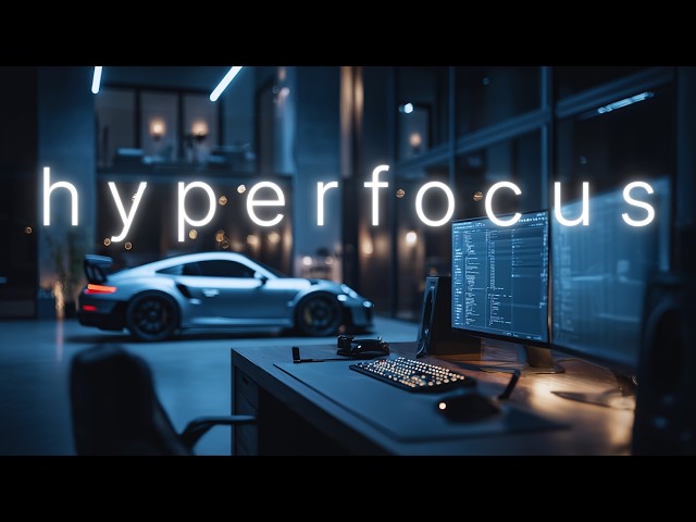 Deep Work Music – Hyperfocus Performance Environment | High Level Night Coding & Deep Productivity