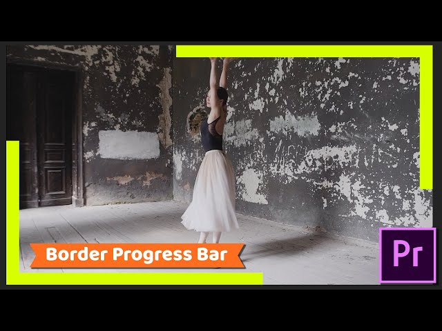 How to add Border Progress Bar to video | Adobe Premiere Pro CC Tutorial