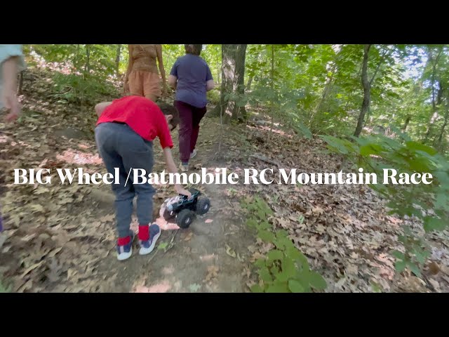 RC Mountain Race & Review BIG Wheel Batmobile