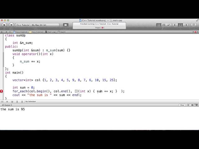 C++ - lambda expressions