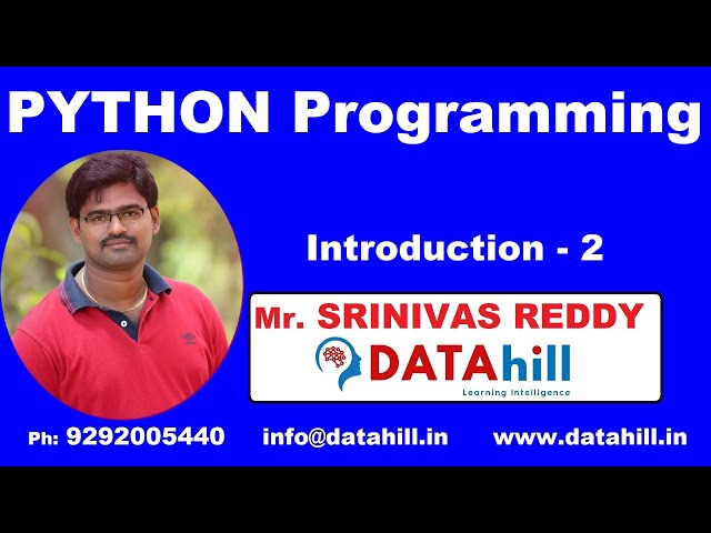 Python Programming   2 - DATAhill Solutions