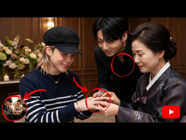 The most heartwarming moment: BTS Jungkook's mom puts a ring on Jimin's ring finger! 😱😭💍