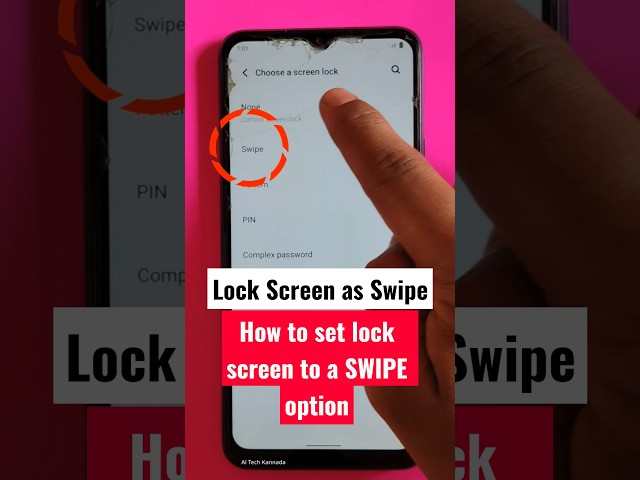 How to Change ANY Lock Screen to Swipe ⚡