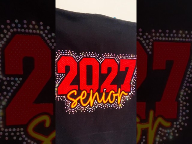 Senior 2027 Embroidery and Bling