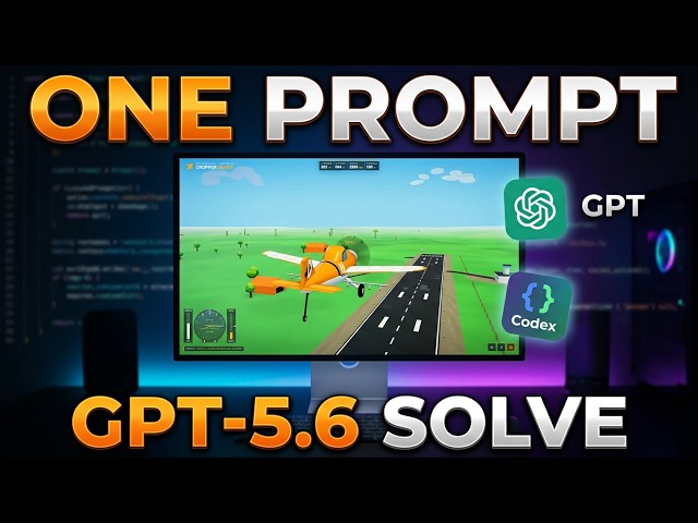 Create 3D Game with one prompt - Codex + GPT-5.6 Sol