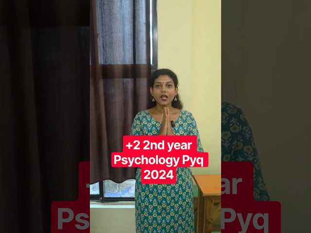 +2 2nd year Psychology Pyq 2024 #chseodisha #education #odishaeducation #bidyasagarclasses