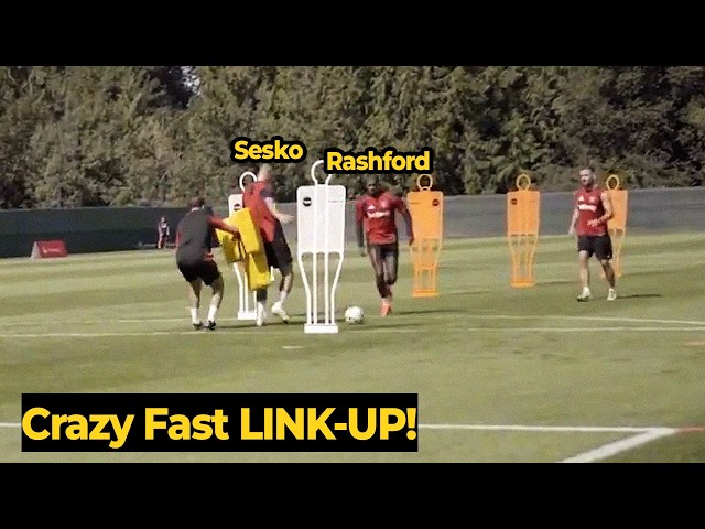 Carrick Pairs Rashford & Šeško in Training — Look What Happened! 🔥