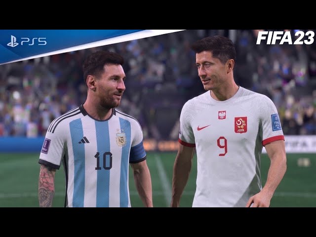 FIFA 23 | Argentina vs Poland 2022 World Cup group stage | PS5 gameplay