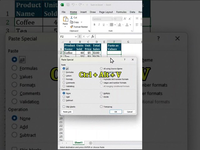 Getting $0 When Copying Excel Formulas? Try This! #excelshorts