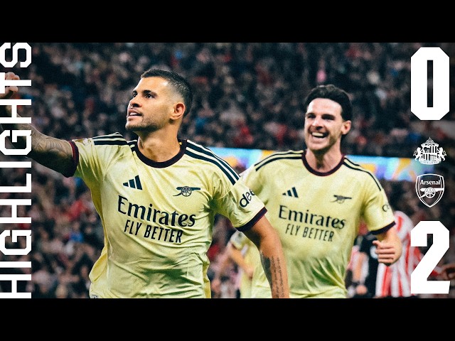 BRUNO GUIMARAES SCREAMER & DAVID RAYA HEROICS | HIGHLIGHTS | Sunderland vs Arsenal (0-2) | PL