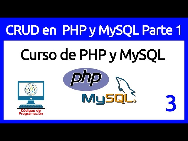 3: Insert, Update, Delete, Search in PHP and MySQL Part 1