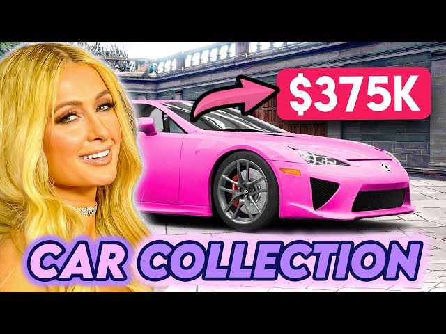 Paris Hilton | Car Tour | Pink Bentley Continental GT, Lexus LFA & More