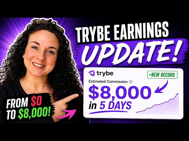 I Made $8,000 on Trybe in 5 Days?! | My Trybe Earnings Update + What I Did