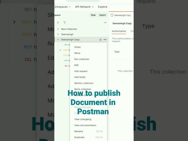 API TESTING | POSTMAN | HOW TO PUBLISH DOCUMENTS