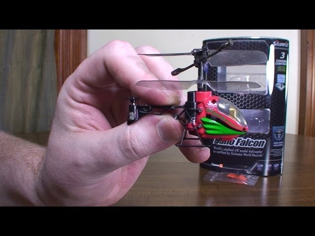Silverlit Nano Falcon (2013 World's Smallest RC Helicopter) - Review and Flight