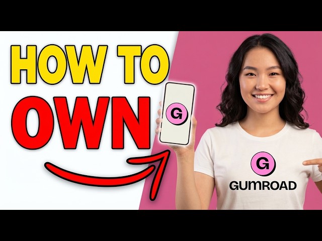How To Sell Digital Downloads On Your Own Website Using Gumroad (2026 Tutorial)