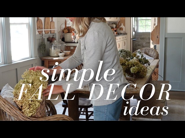 Simple Fall Decor Ideas for a Cozy Home